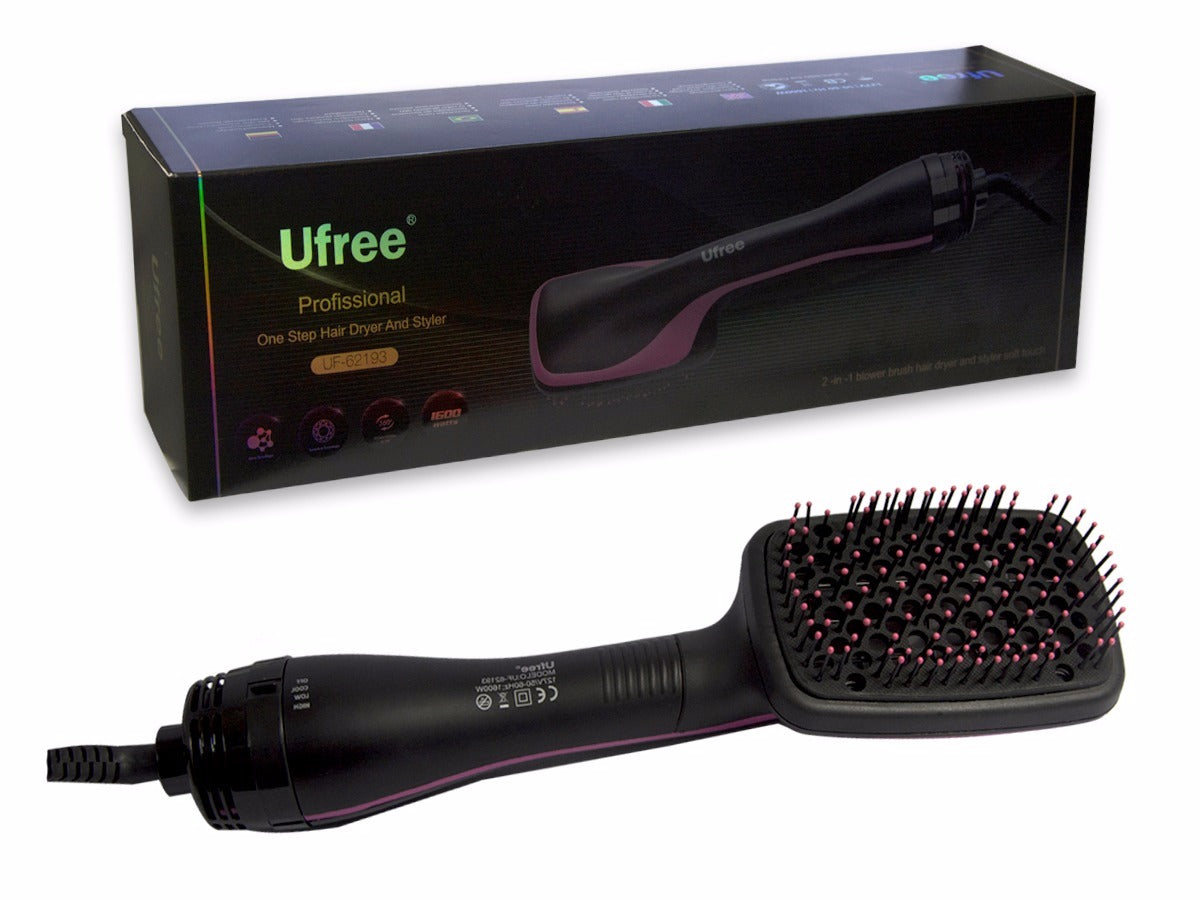 Escova Secadora Alisadora Profissional - UFREE